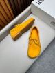 Loewe Yellow Business Leather Shoes 042804 (4)_th.jpg